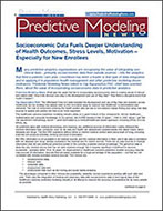 Socioeconomic Data Fuels Deeper Understanding of Health Outcomes, Stress Levels, Motivation – Especially for New Enrollees